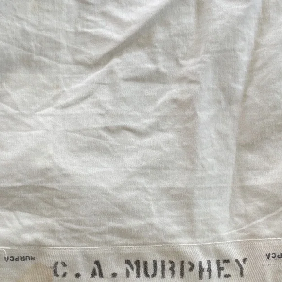 Vintage US NAVY Military Sailor White Long Sleeve Uniform Shirt Stencil Print - Picture 12 of 14